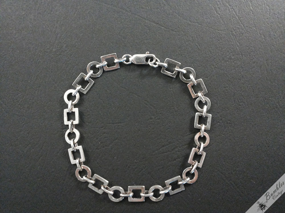 Silver Bracelet in Art Deco Style - Image 5
