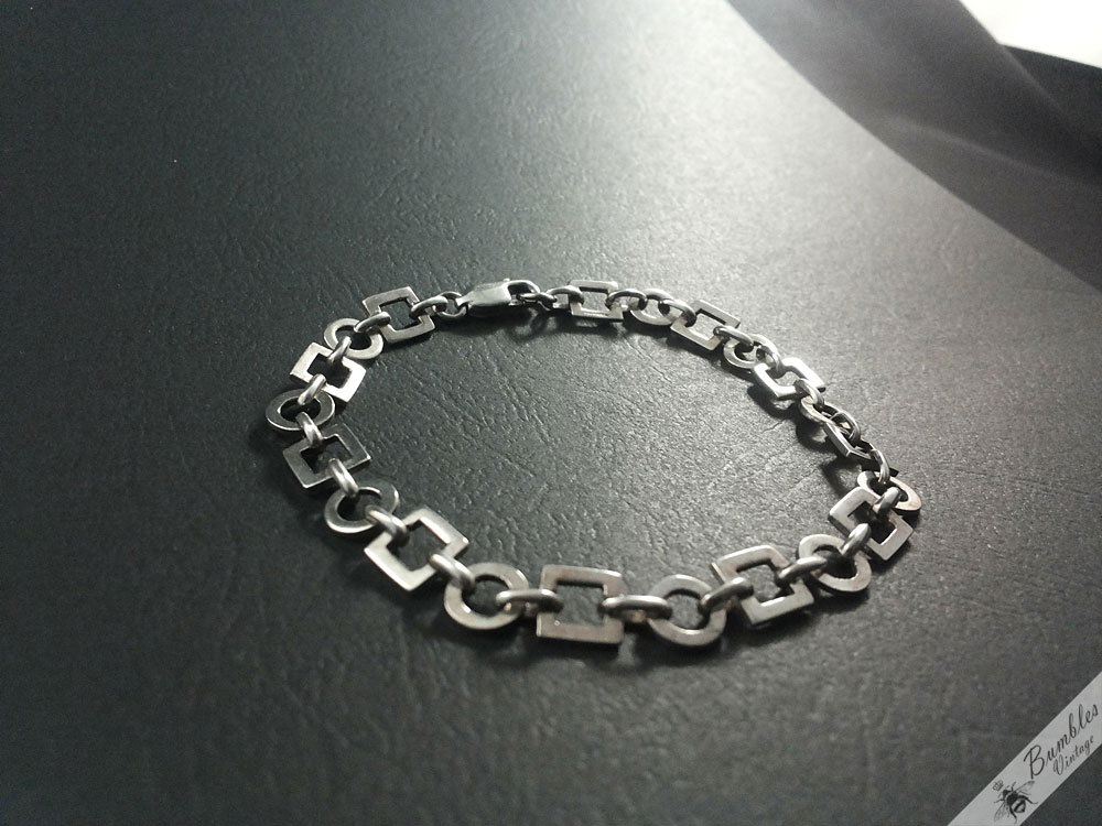 Silver Bracelet in Art Deco Style - Image 2
