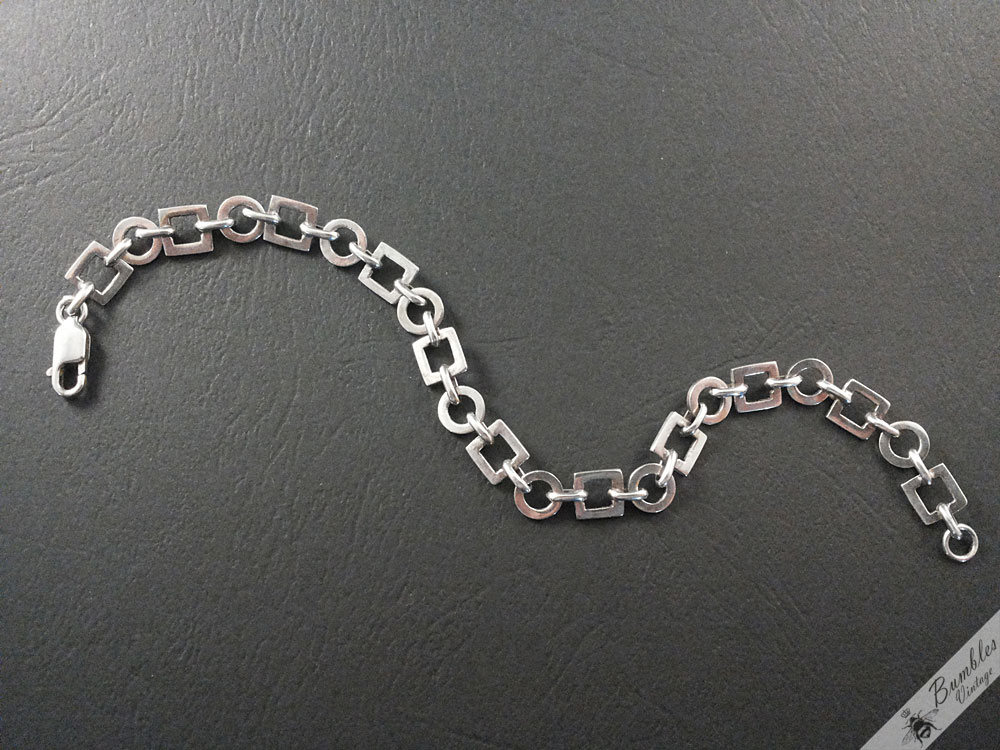 Silver Bracelet in Art Deco Style - Image 4