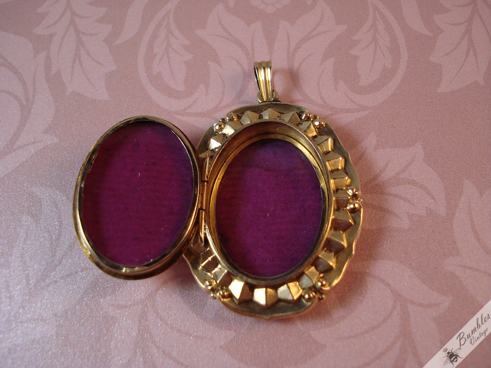 Antique Biedermeier Enamel Hand Painted 14k Gold Locket c1840 - Image 6