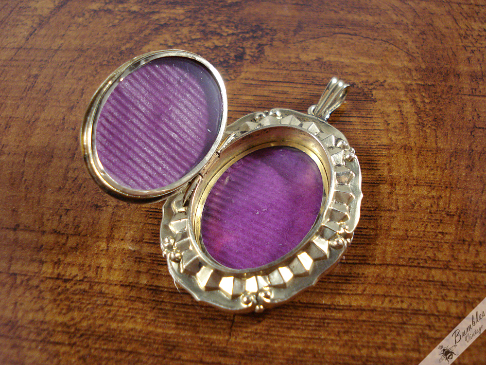 Antique Biedermeier Enamel Hand Painted 14k Gold Locket c1840 - Image 10